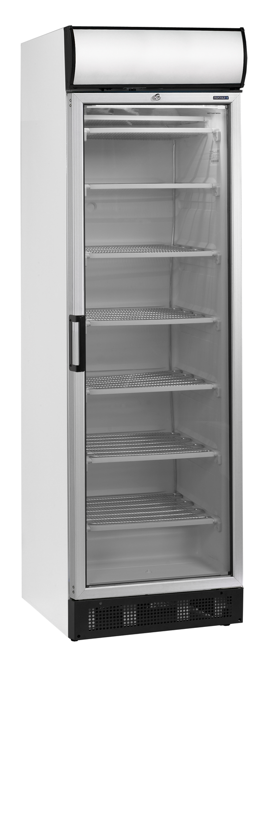 Congélateur saladette 370L vitré avec couvercle | Tefcold UFFS370GCP