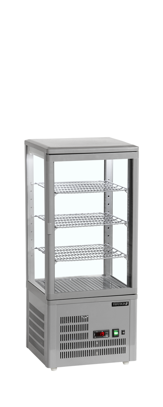 Bac réfrigéré de bar 80L gris | Tefcold UPD80-GREY