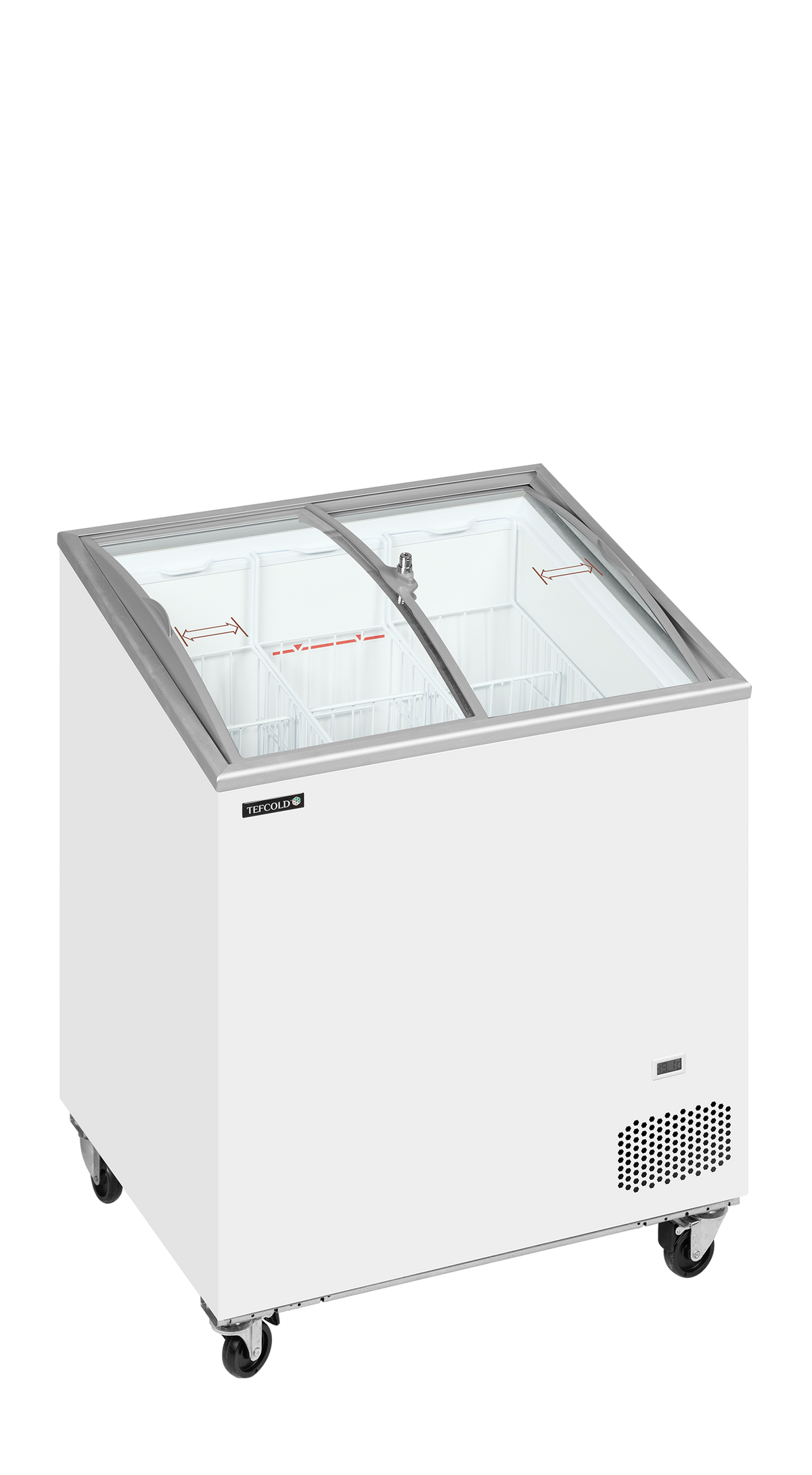 Saladette réfrigérée 2 sections LED | Tefcold IC201SCEB