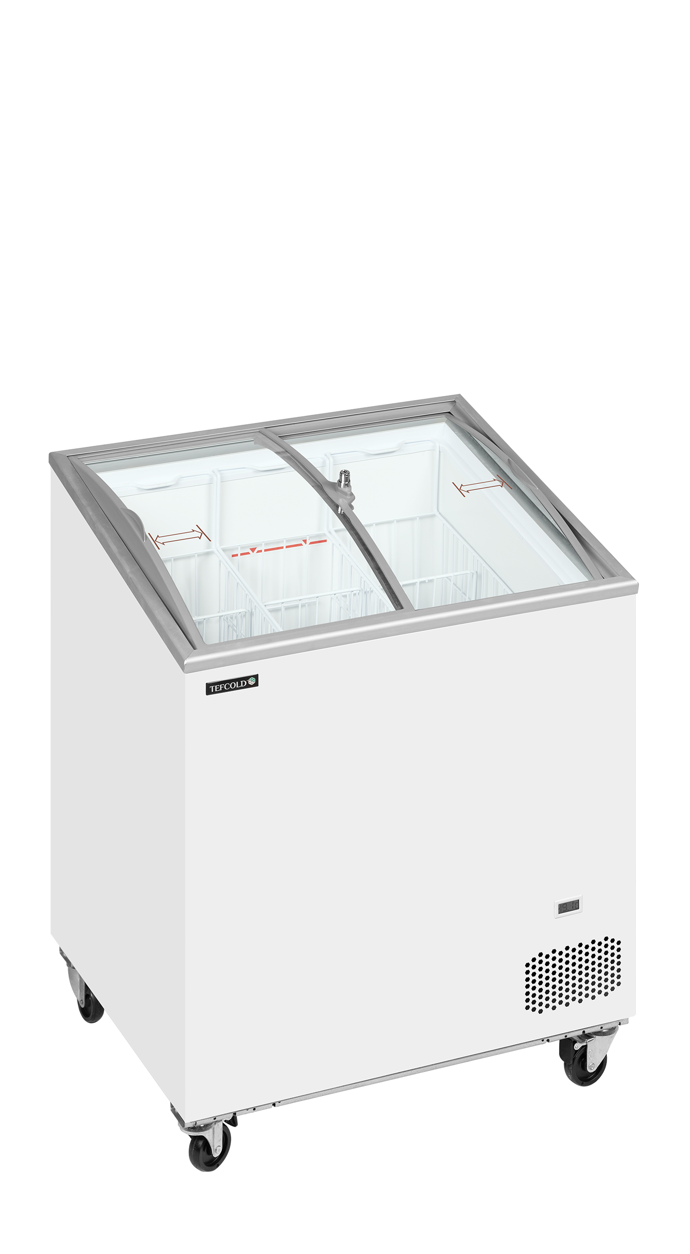 Saladette réfrigérée 2 sections LED | Tefcold IC201SCEB