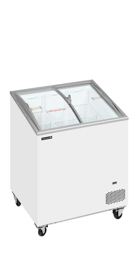 Saladette réfrigérée 2 sections LED | Tefcold IC201SCEB