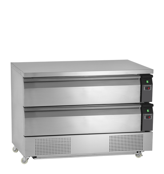 Armoire réfrigérée 2 portes 3 tiroirs | Tefcold UD2-3