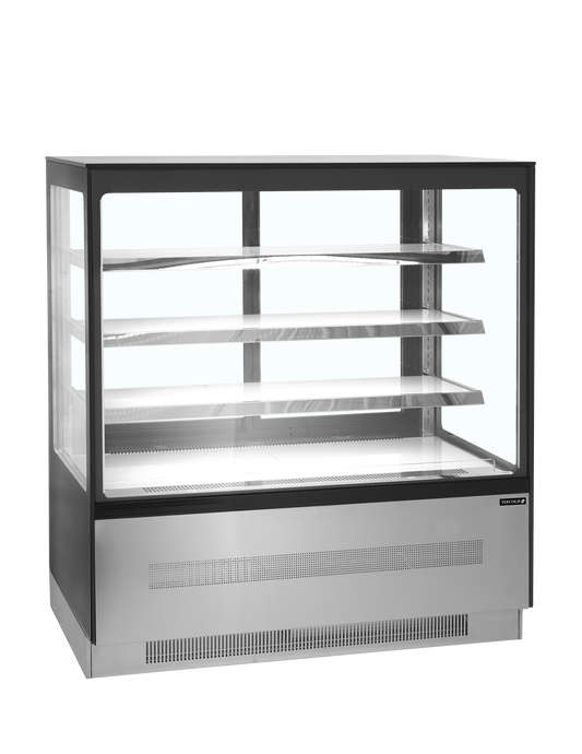 Présentoir réfrigéré plat 900mm noir | Tefcold LPD903F BLACK