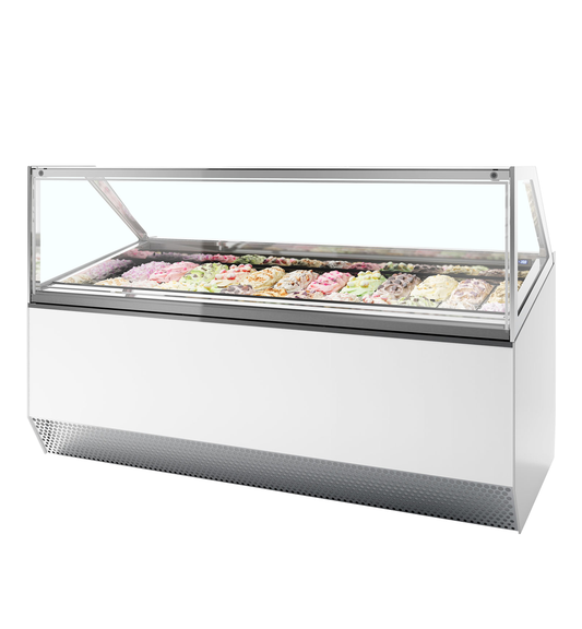 Présentoir réfrigéré Millennium 24 portes inox | Tefcold MILLENNIUM ST24
