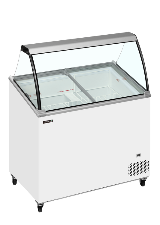 Saladette réfrigérée 3 sections inox avec bac | Tefcold IC301SCE bac