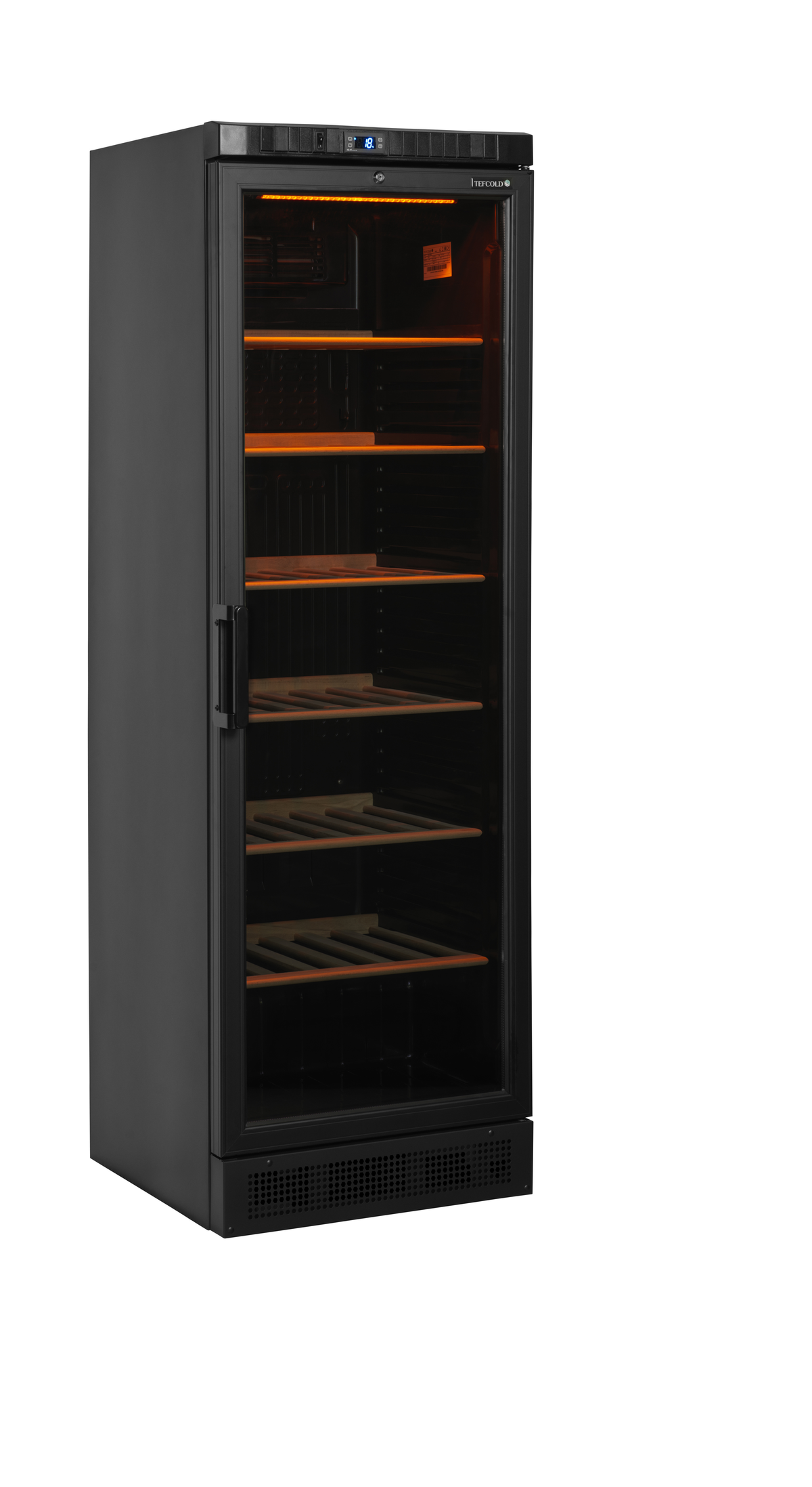 Saladette réfrigérée vitrée 1380mm avec évaporateur | Tefcold CPV1380E