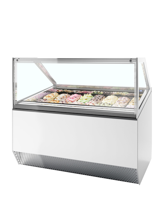 Présentoir réfrigéré Millennium 16 portes inox | Tefcold MILLENNIUM ST16