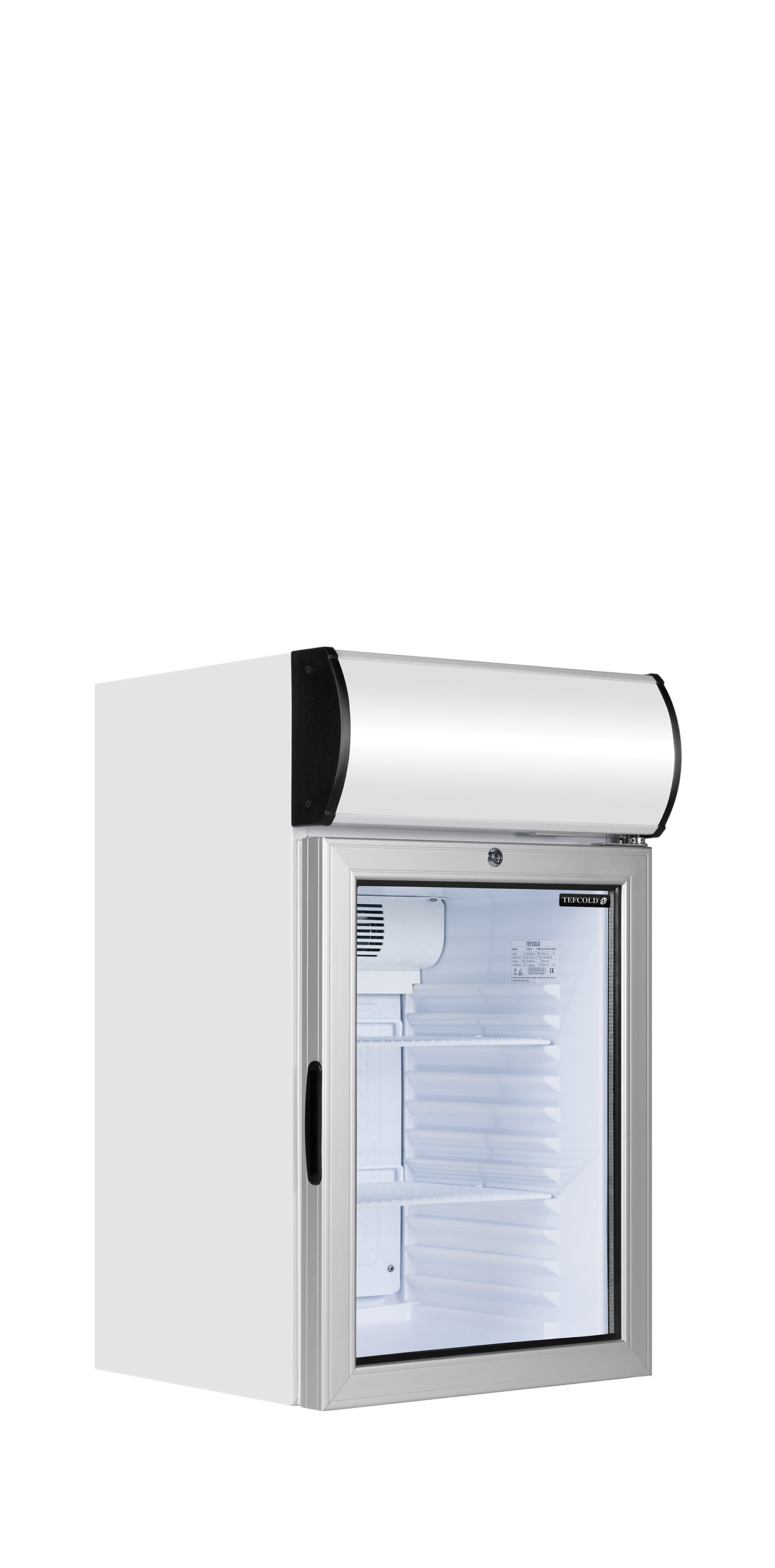 Réfrigérateur compact 80L avec couvercle | Tefcold FS80CP