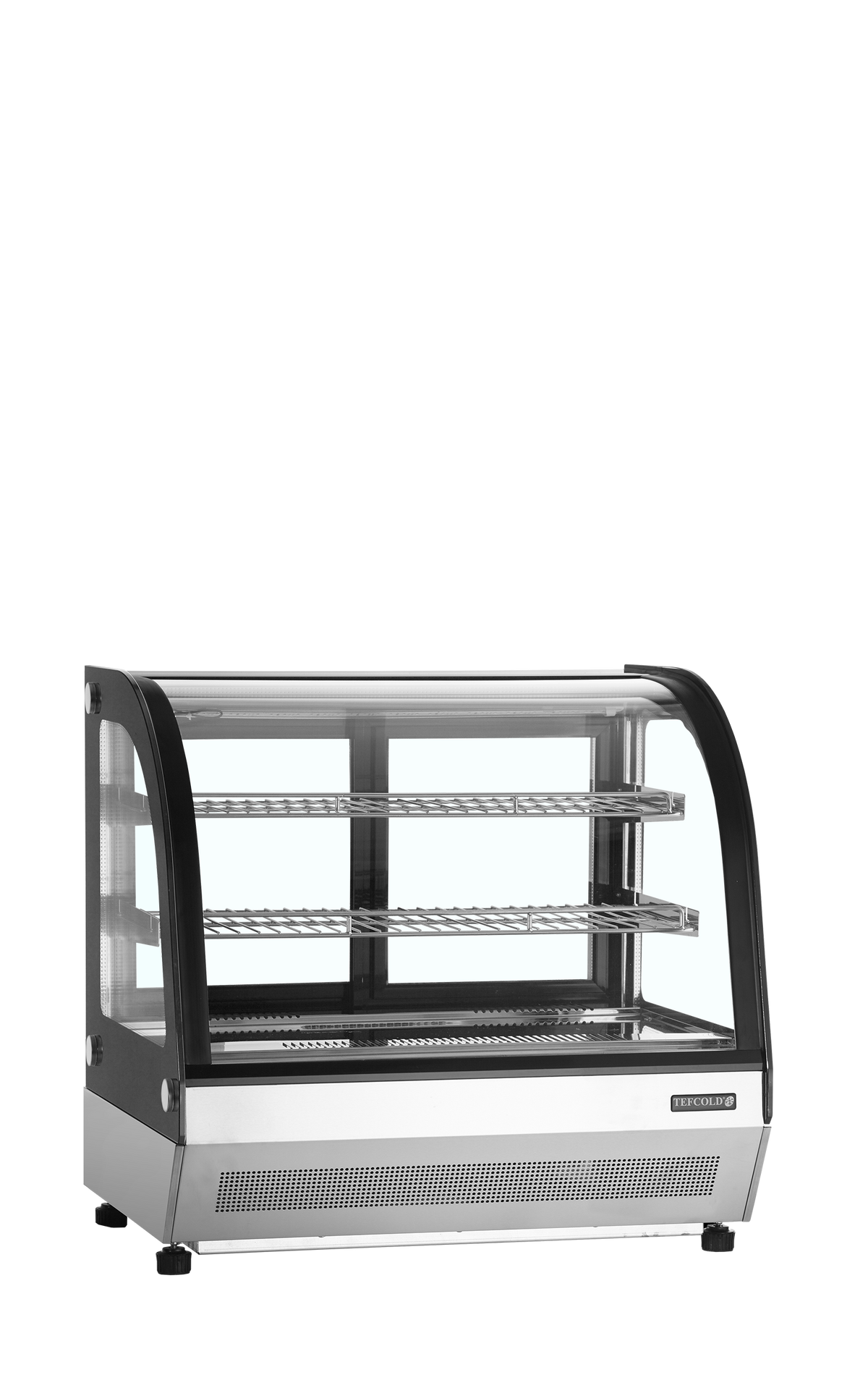 Présentoir colonne réfrigéré bouteilles noir | Tefcold LCT750C BLACK