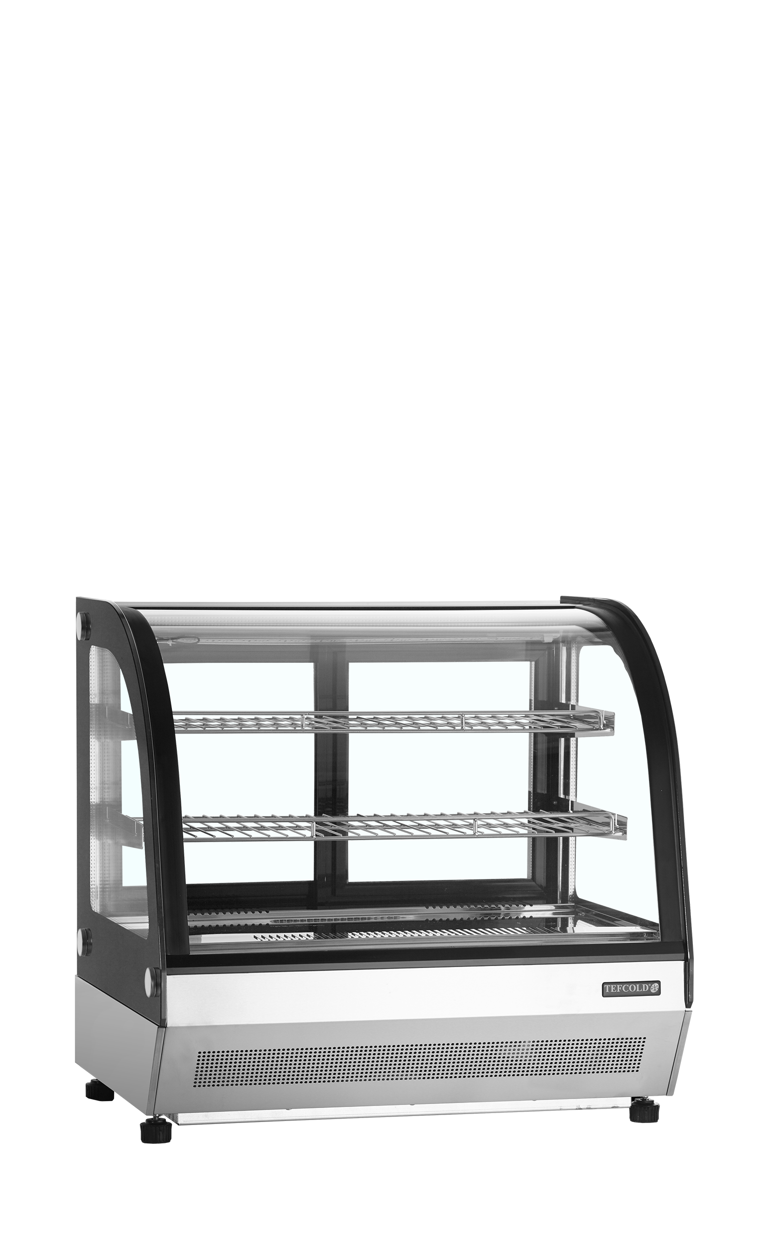 Présentoir colonne réfrigéré bouteilles noir | Tefcold LCT750C BLACK