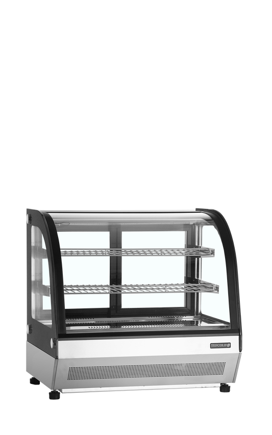 Présentoir colonne réfrigéré bouteilles noir | Tefcold LCT750C BLACK