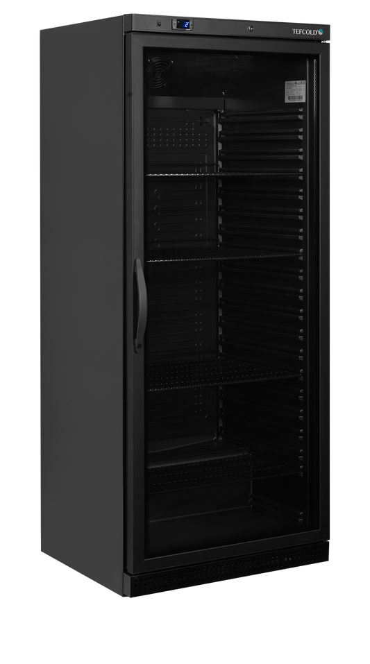 Armoire réfrigérée positive 600L vitrée noire | Tefcold UR600BG
