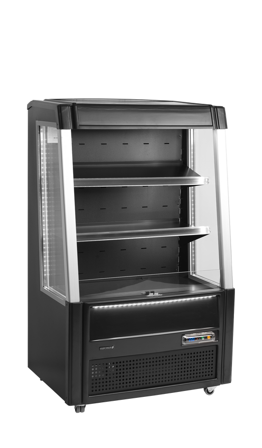 Présentoir réfrigéré extérieur 90L noir | Tefcold ODC90 BLACK