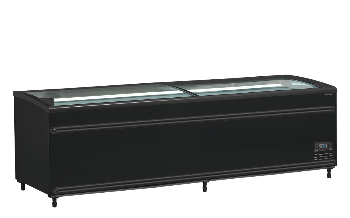 Cellule de refroidissement rapide 250cm ventilée noire | Tefcold SFI250B-CF VS