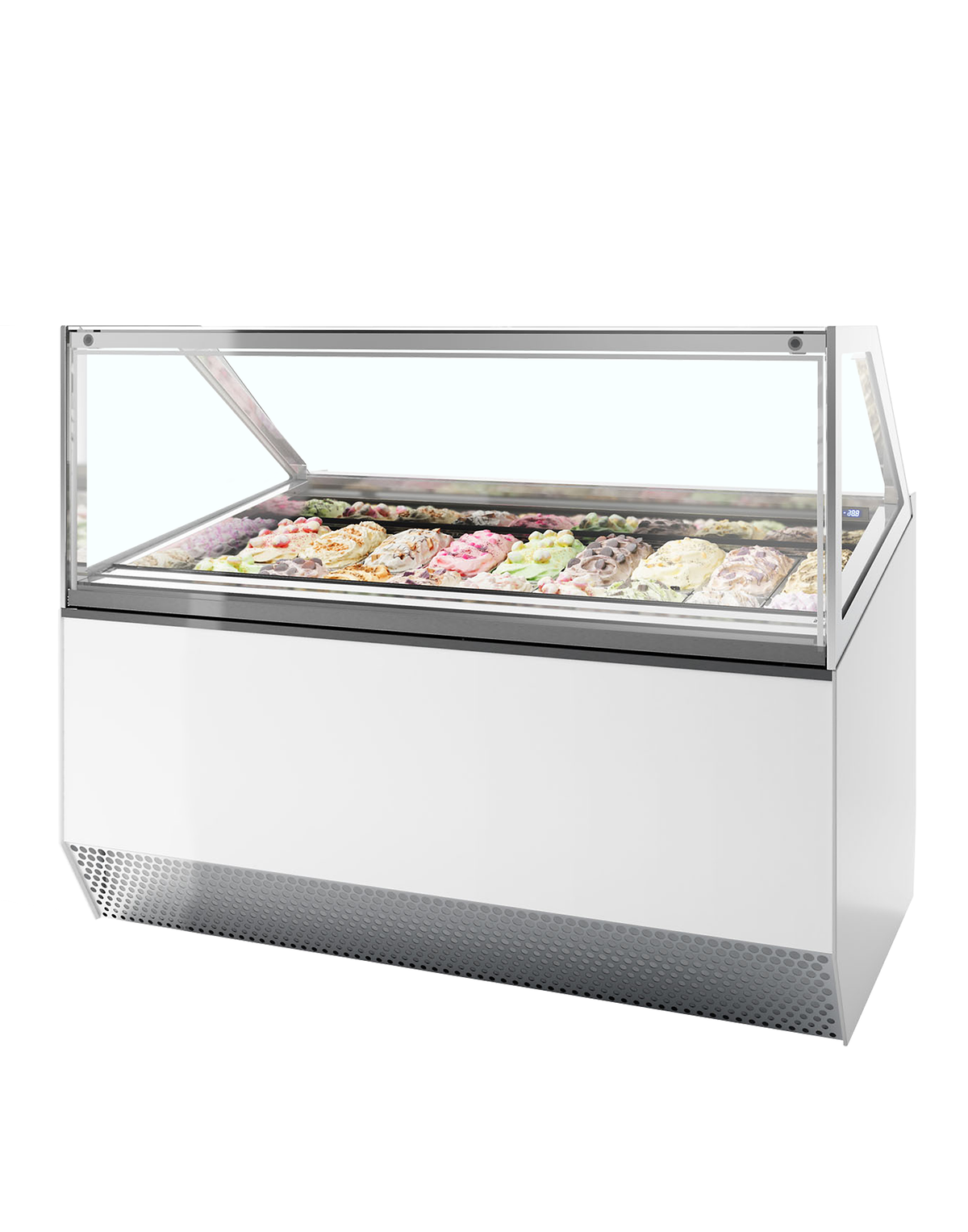 Présentoir réfrigéré Millennium 18 portes inox | Tefcold MILLENNIUM ST18