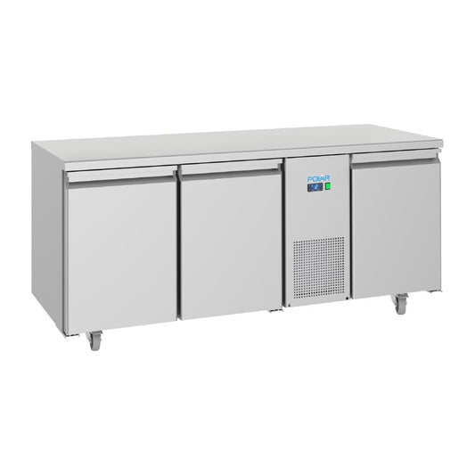 Table réfrigérée positive économe en énergie Polar Série U 3 portes 474L